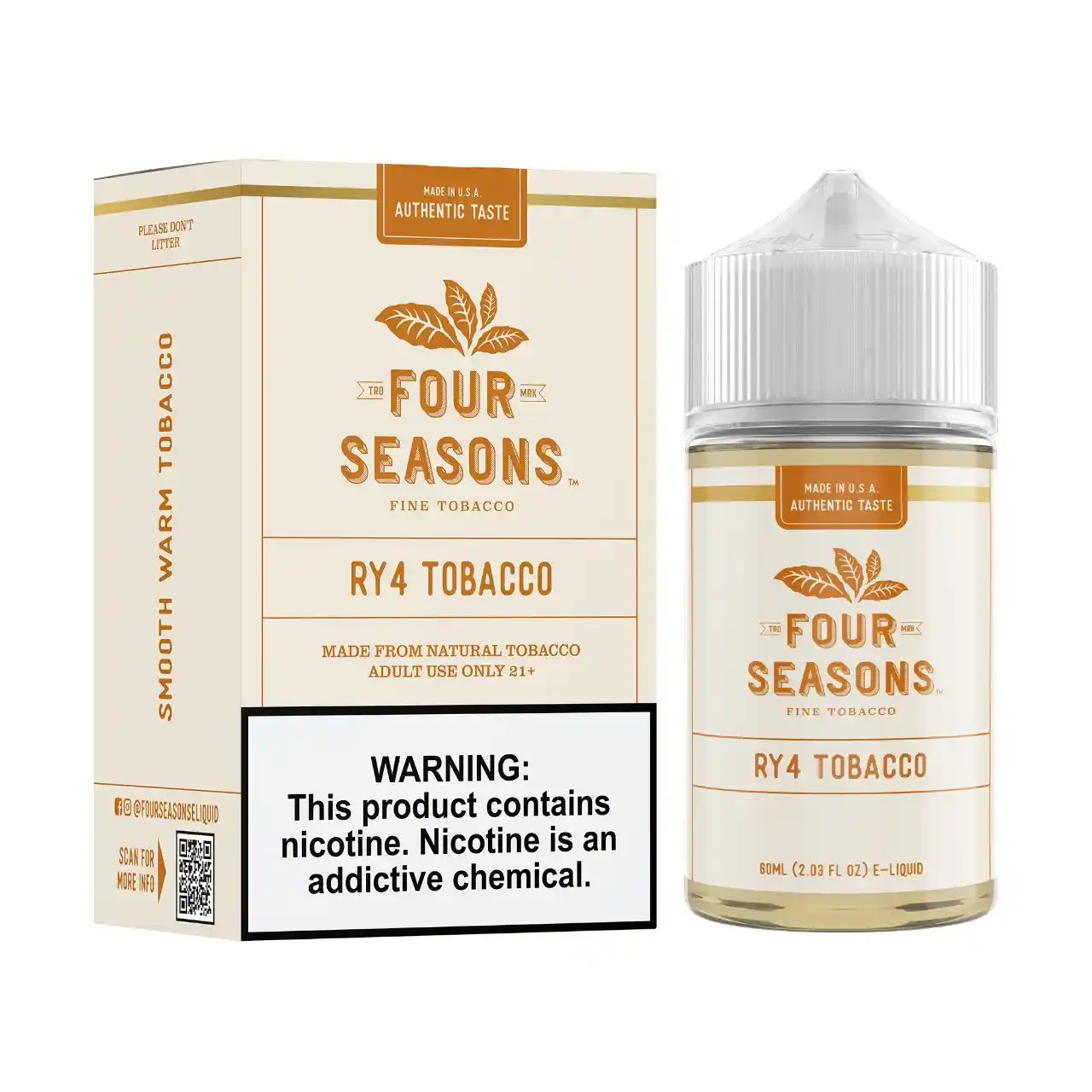 Four Seasons RY4 Tobacco 60ml E-Juice