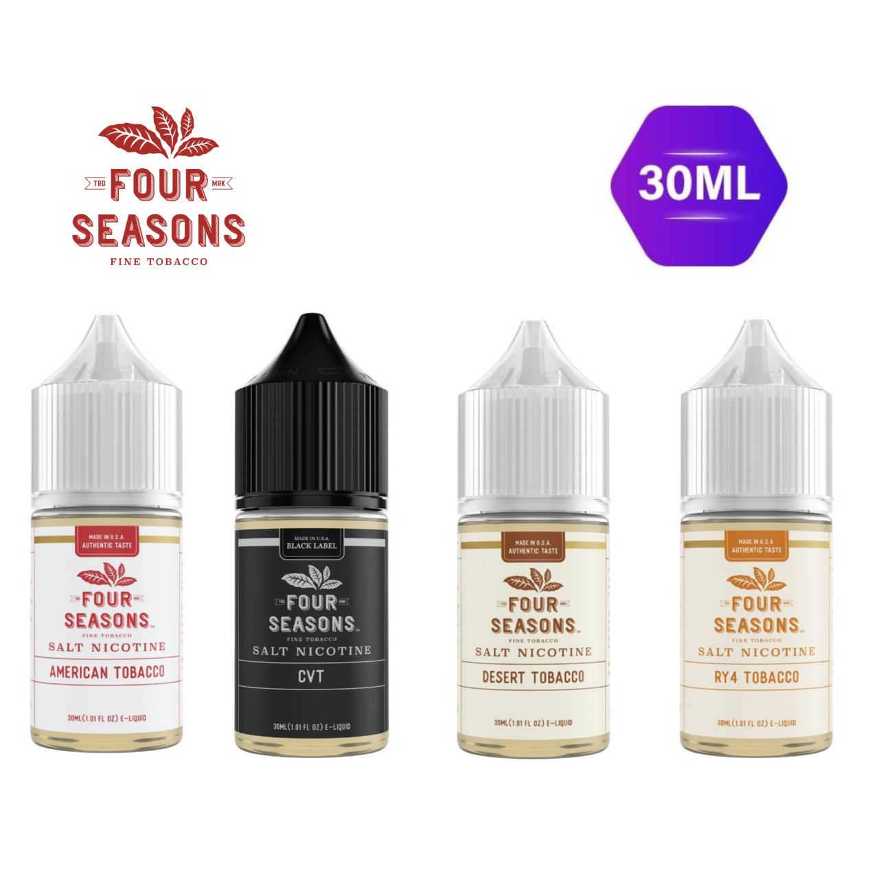 Four Seasons Salt 30ml E-Juice Four Seasons Salt 30ml E-Juice