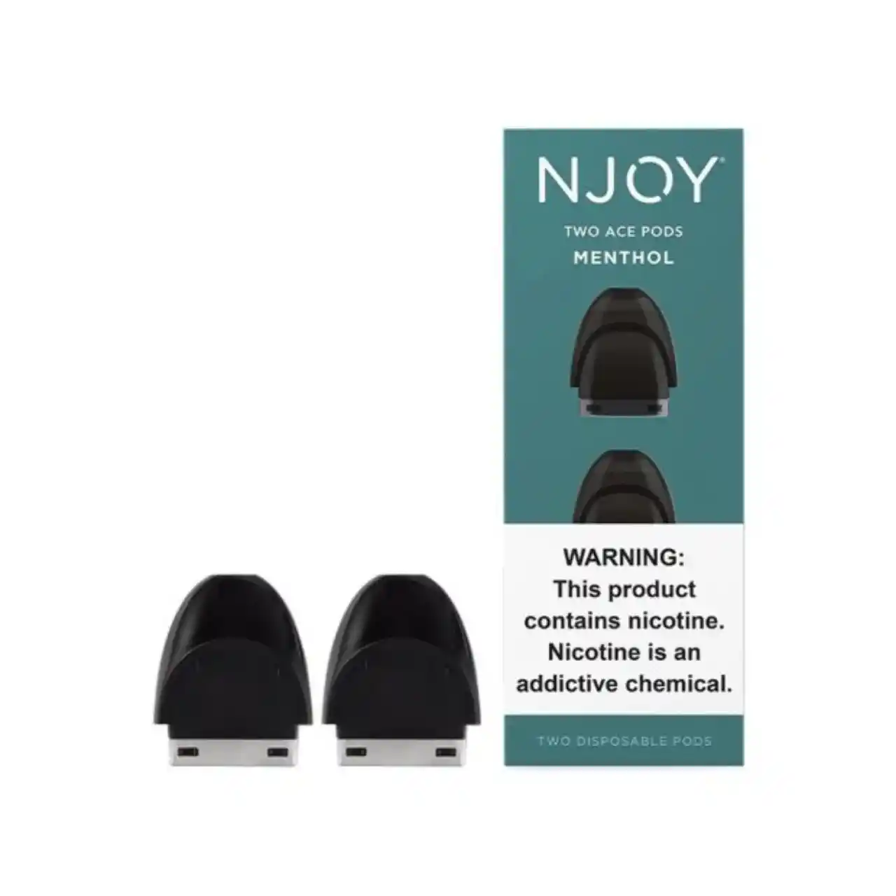 Njoy Ace Prefilled Replacement Pod 1.9ML - 2PK Menthol Njoy Ace Prefilled Replacement Pod 1.9ML - 2PK Menthol