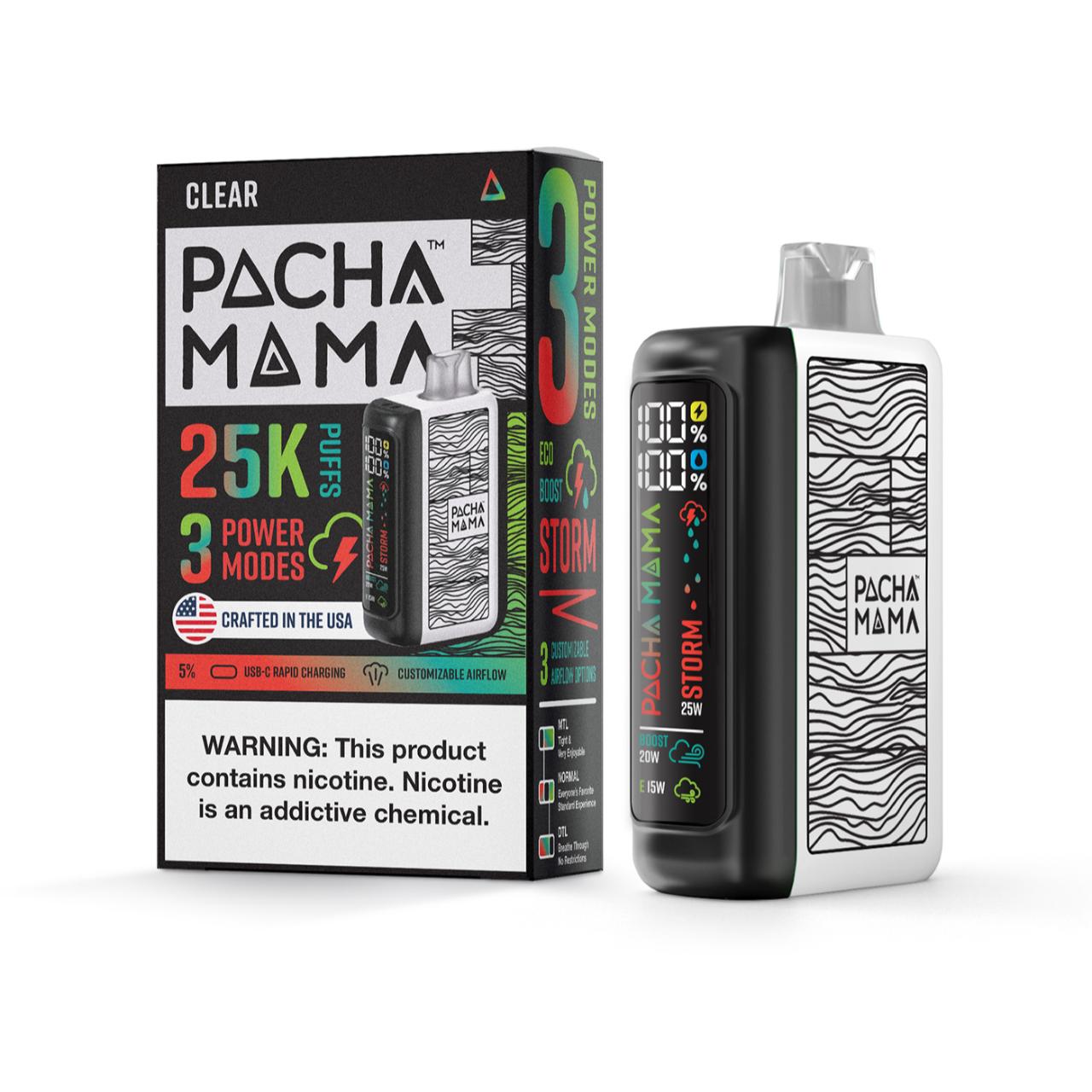 Pachamama 25K Puff Disposable Clear Pachamama 25K Puff Disposable Clear