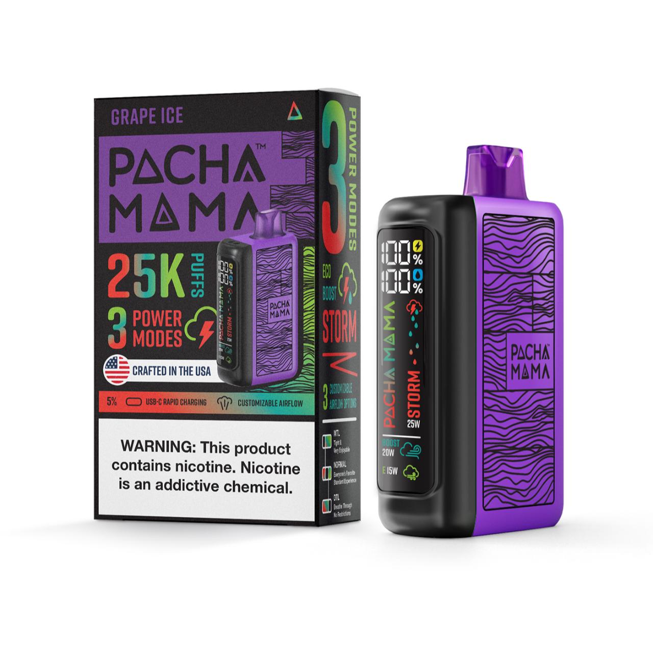 Pachamama 25K Puff Disposable Grape Ice Pachamama 25K Puff Disposable Grape Ice