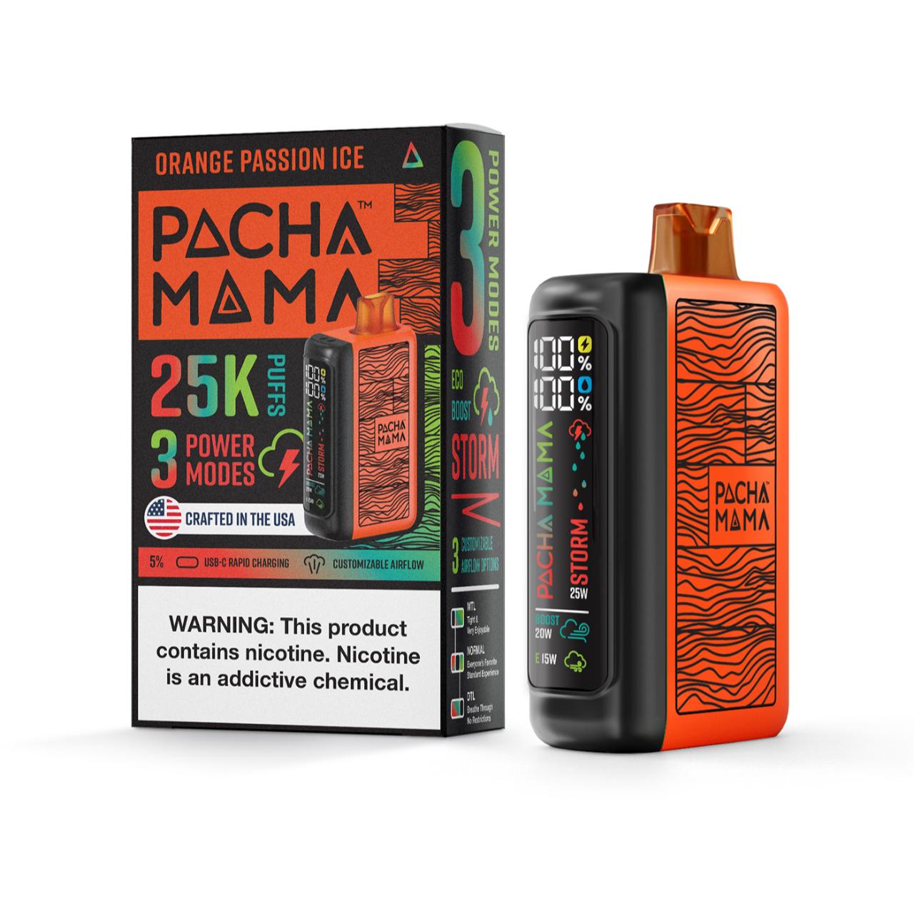 Pachamama 25K Puff Disposable Orange Passion Ice Pachamama 25K Puff Disposable Orange Passion Ice
