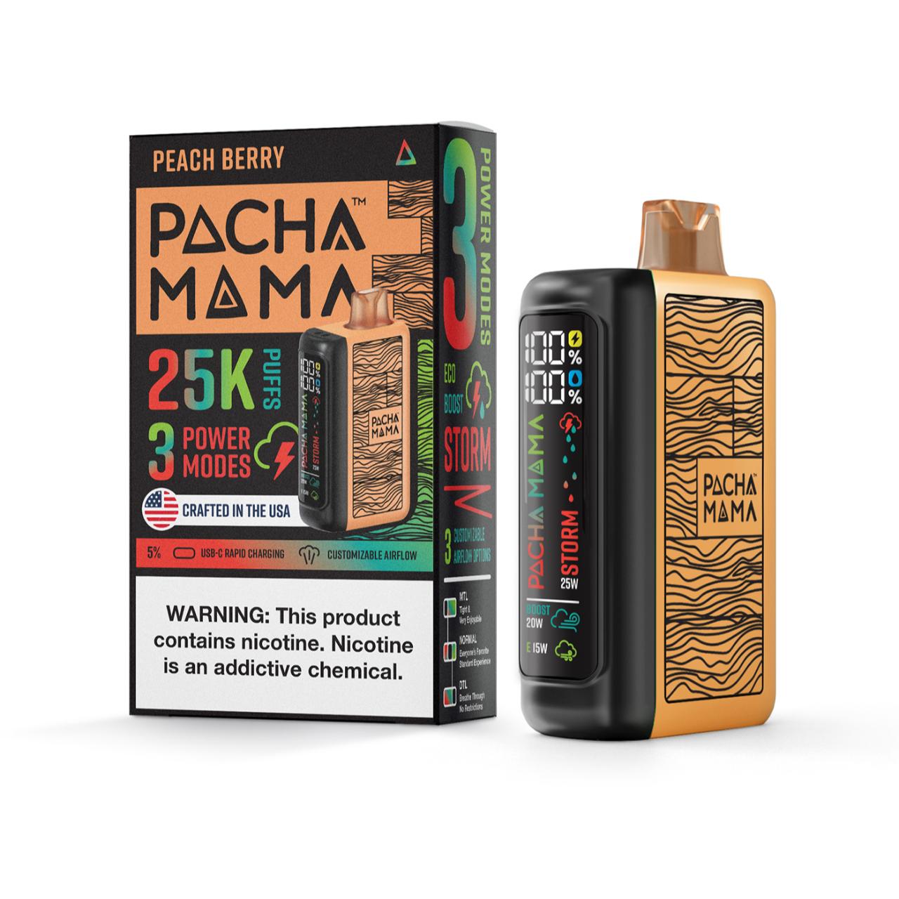 Pachamama 25K Puff Disposable Peach Berry Pachamama 25K Puff Disposable Peach Berry