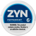 ZYN Nicotine Pouches - 1PK Peppermint 6MG
