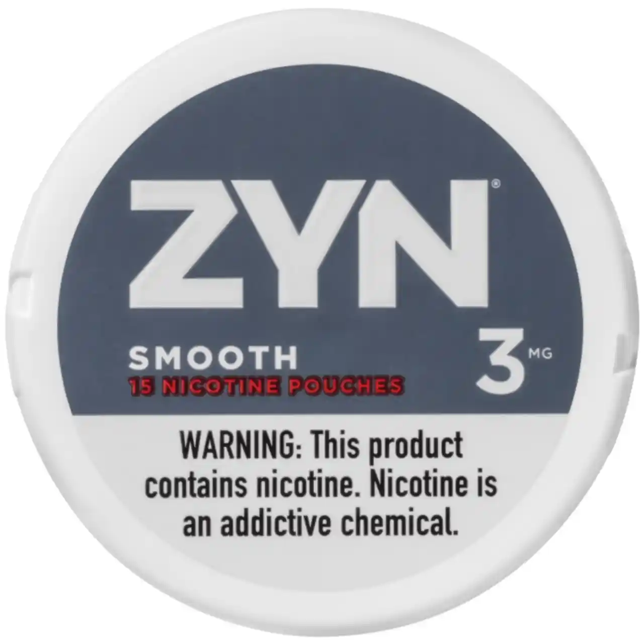 ZYN Nicotine Pouches - 1PK Smooth 3MG ZYN Nicotine Pouches - 1PK Smooth 3MG