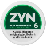 ZYN Nicotine Pouches - 1PK Wintergreen 6MG
