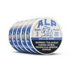 ALP Nicotine Pouches - 5PK Chilled Mint 3MG Angle 1