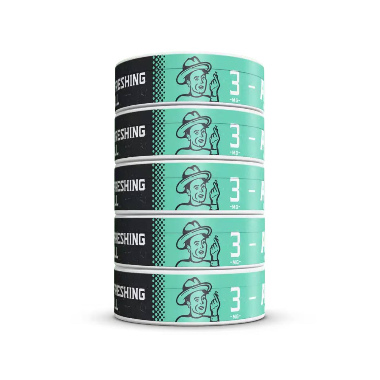 ALP Nicotine Pouches - 5PK Refreshing Chill 3MG Angle 1