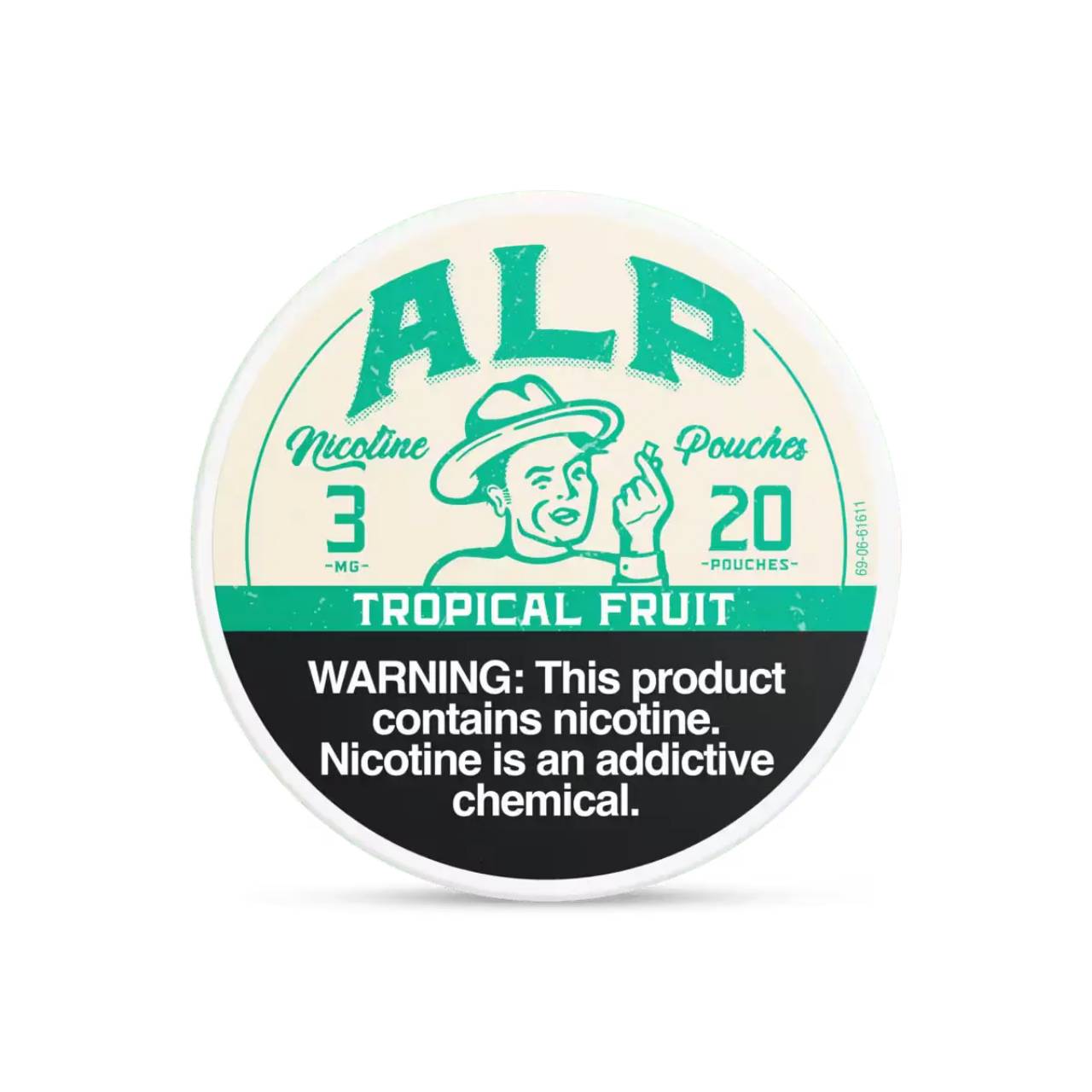 ALP Nicotine Pouches - 5PK Tropical Fruit 3MG