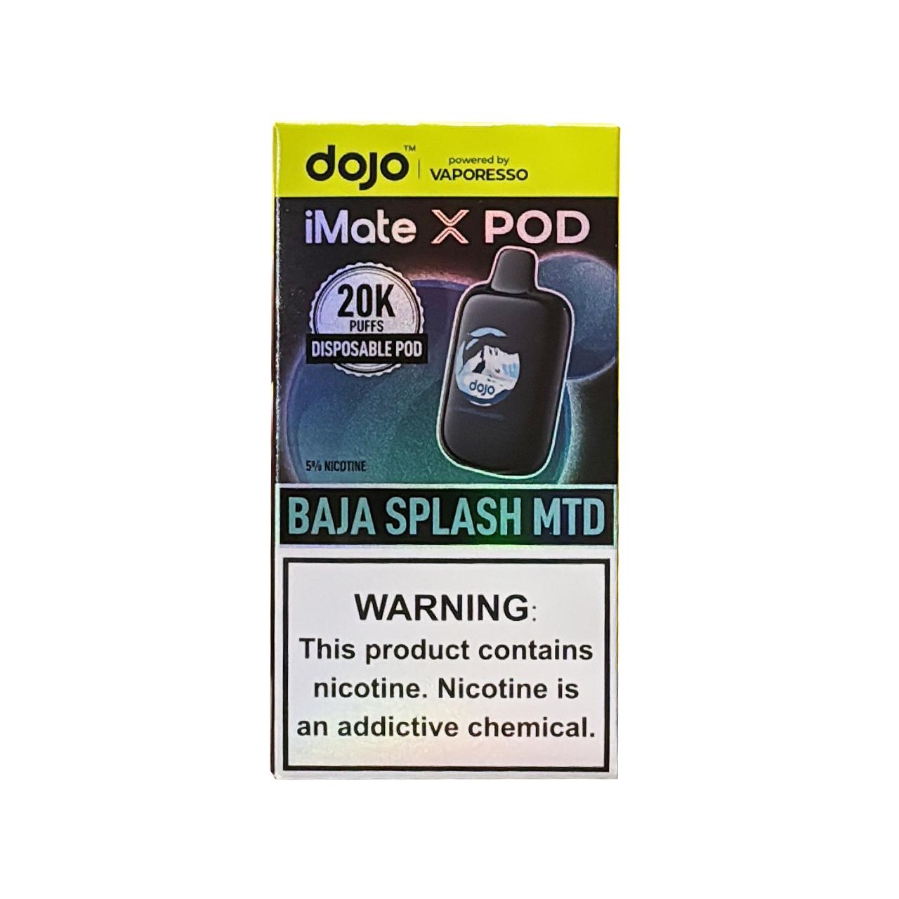 Vaporesso Dojo iMate X Pre-Filled 20K Puff Disposable Replacement Pod Cartridge-Baja Splash Vaporesso Dojo iMate X Pre-Filled 20K Puff Disposable Replacement Pod Cartridge-Baja Splash