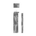 White Rhino Dab Out Glow in The Dark Quartz Angle Grey White