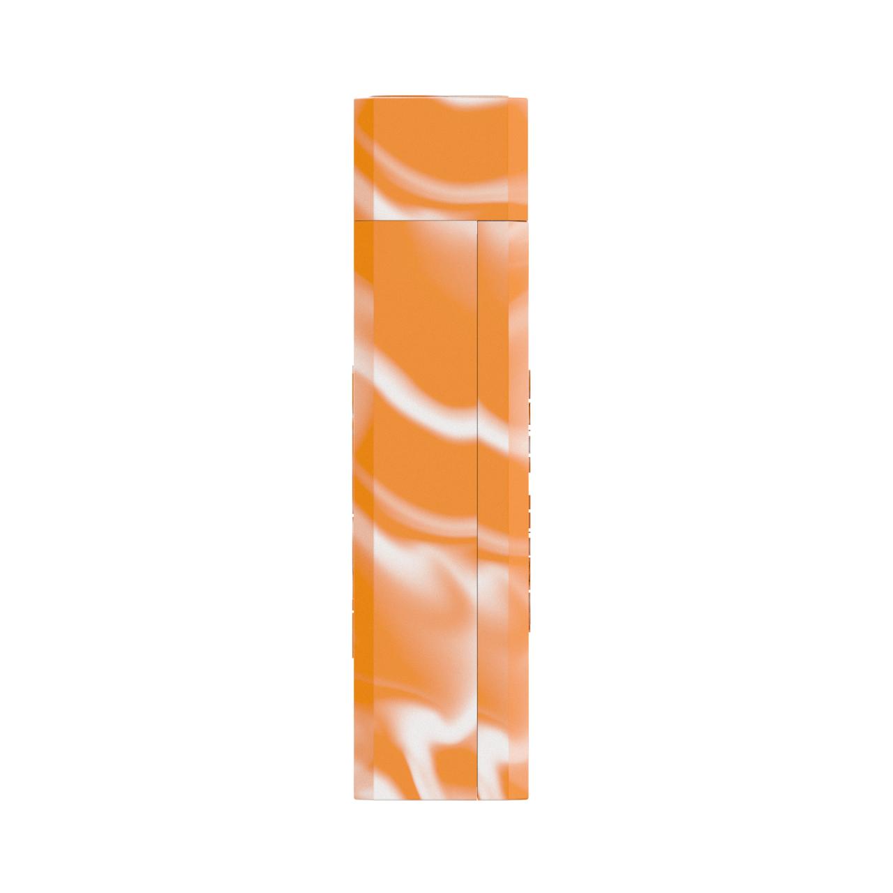 White Rhino Dab Out Glow in The Dark Quartz Angle Orange white