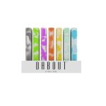 White Rhino Dab Out Glow in The Dark Quartz - Assorted Colors 21CT Display Front