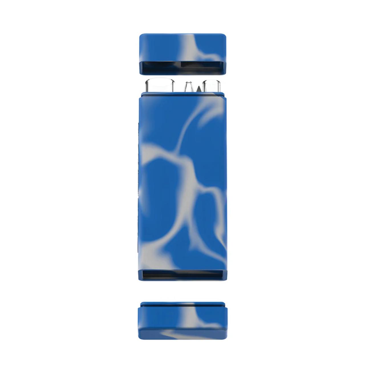 White Rhino Dual Original Silicone Container with Glass Straw & Chillum Back