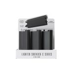 White Rhino Lighter Sidekick C Series Solid Black-12CT Display Front