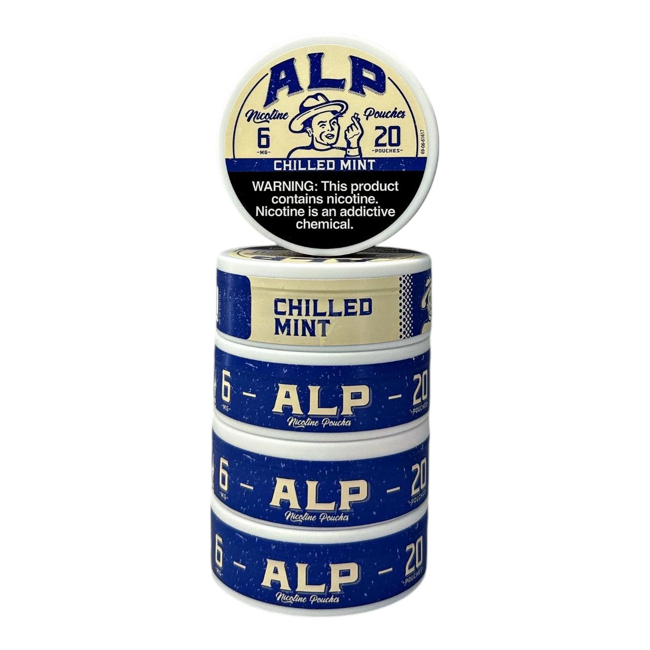 ALP Nicotine Pouches - 5PK Chilled Mint 6MG