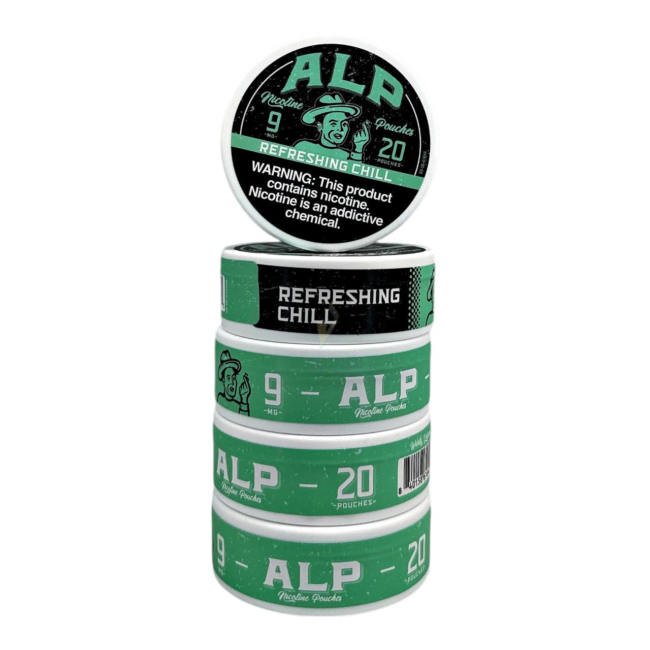 ALP Nicotine Pouches - 5PK Refreshing Chill 9MG