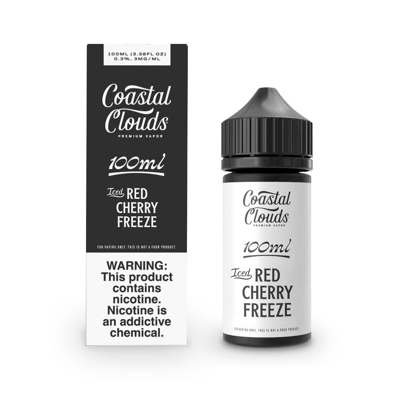 Coastal Clouds Iced Red Cherry Freeze 100ml E-Juice