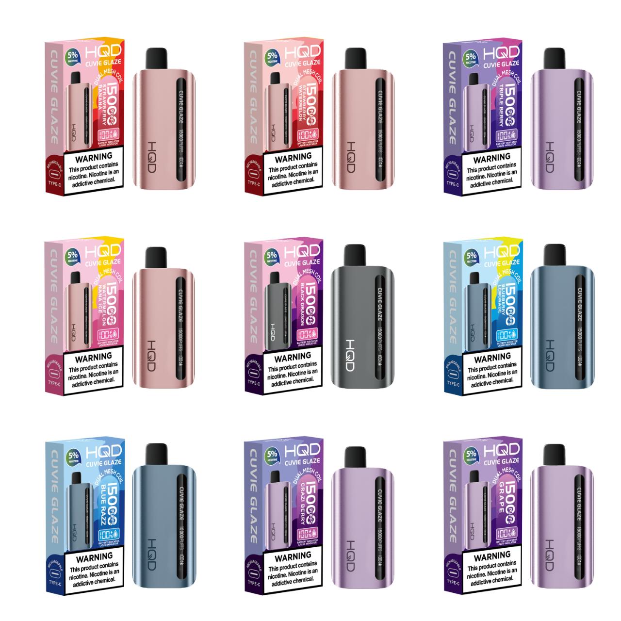 HQD Cuvie Glaze 15000 Puff Disposable HQD Cuvie Glaze 15000 Puff Disposable