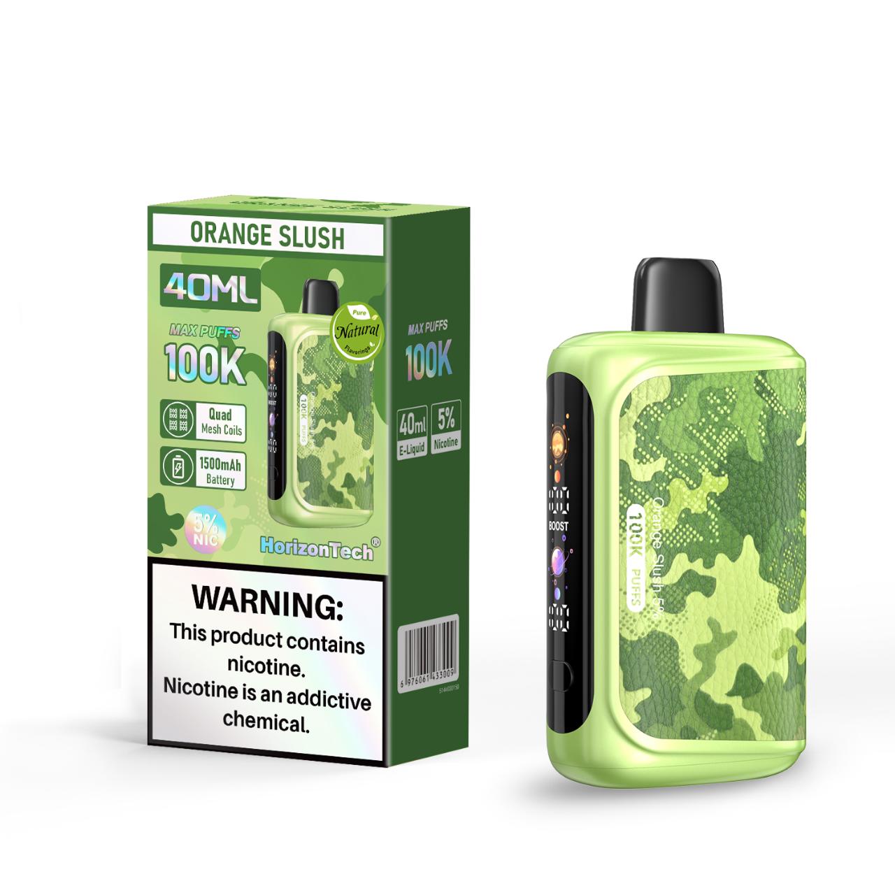 HorizonTech 100K Puff Disposable Orange Slush HorizonTech 100K Puff Disposable Orange Slush