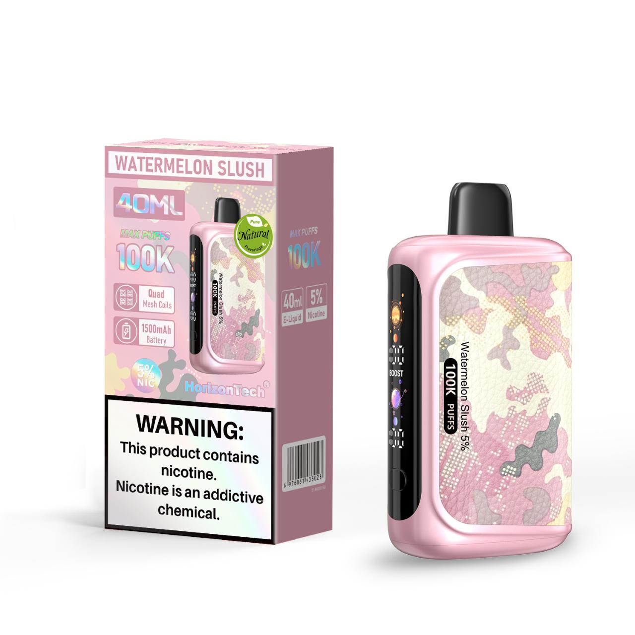 HorizonTech 100K Puff Disposable Watermelon Slush HorizonTech 100K Puff Disposable Watermelon Slush