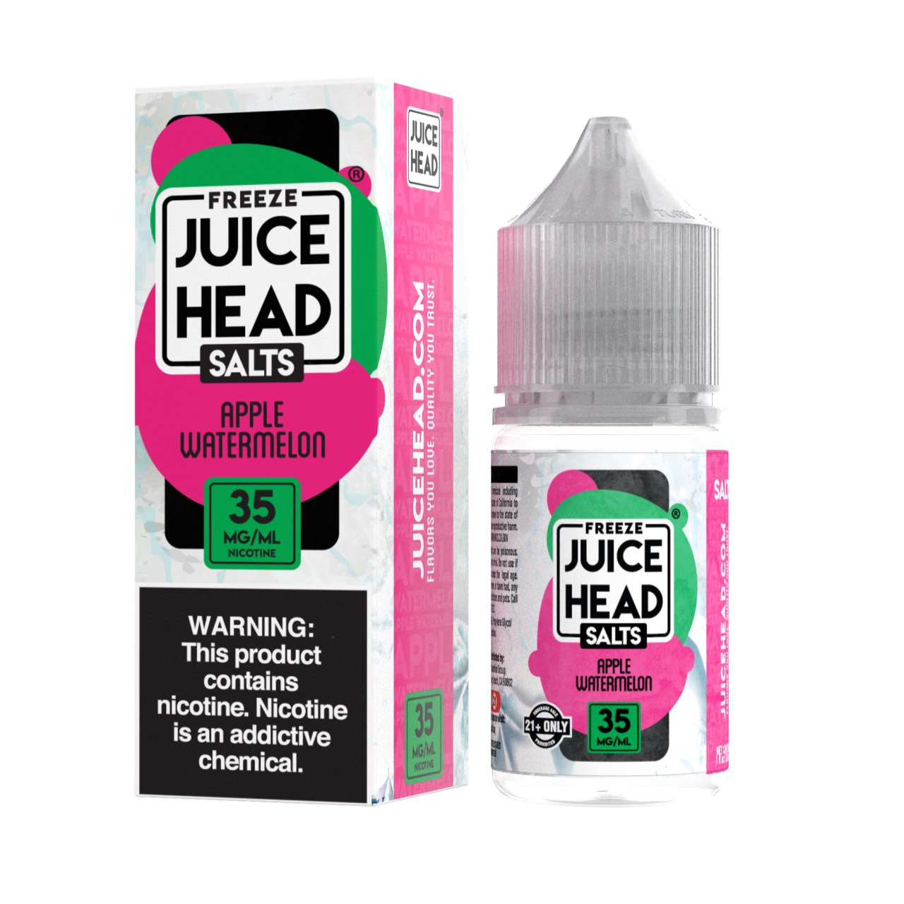 Juice Head Apple Watermelon Freeze Salts 30ml E-Juice Juice Head Apple Watermelon Freeze Salts 30ml E-Juice