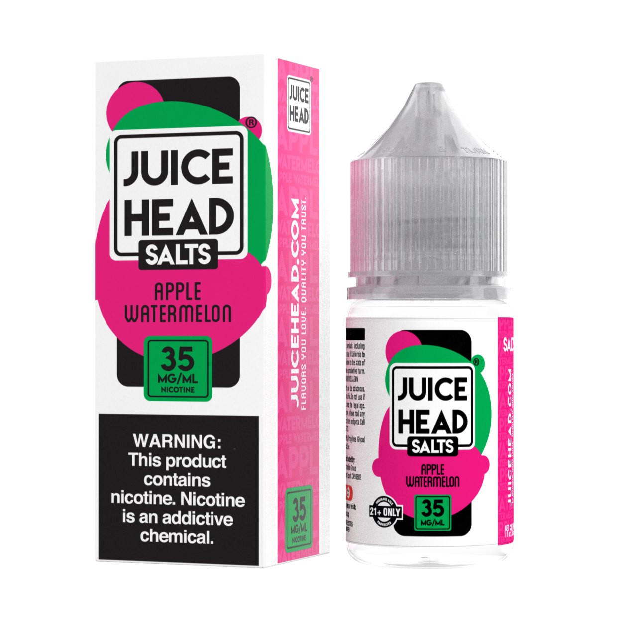 Juice Head Apple Watermelon Salts 30ml E-Juice Juice Head Apple Watermelon Salts 30ml E-Juice