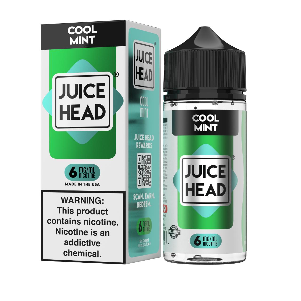 Juice Head Cool Mint 100ml E-Juice 6mg
