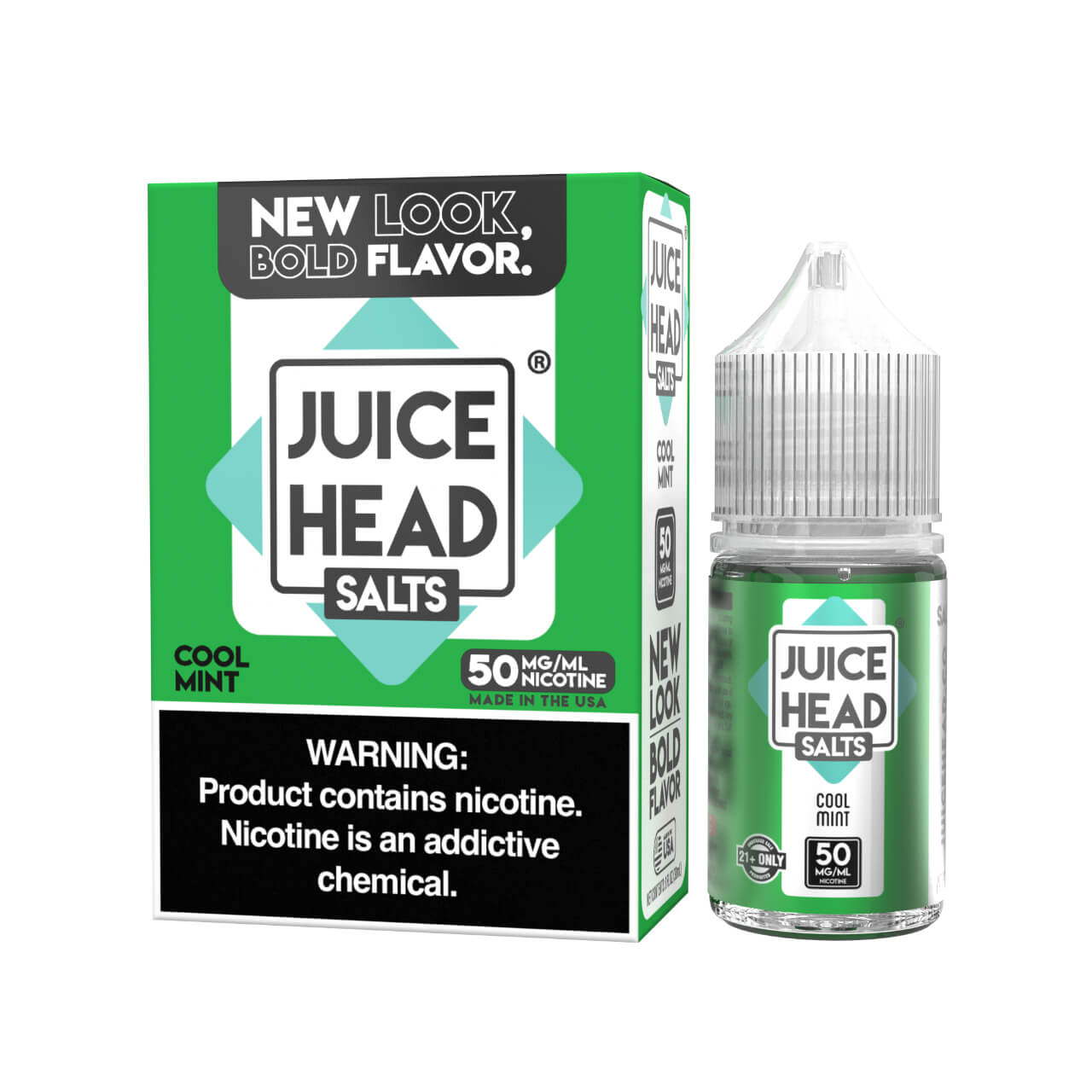 Juice Head Cool Mint Salts 30ml E-Juice 50mg Juice Head Cool Mint Salts 30ml E-Juice 50mg