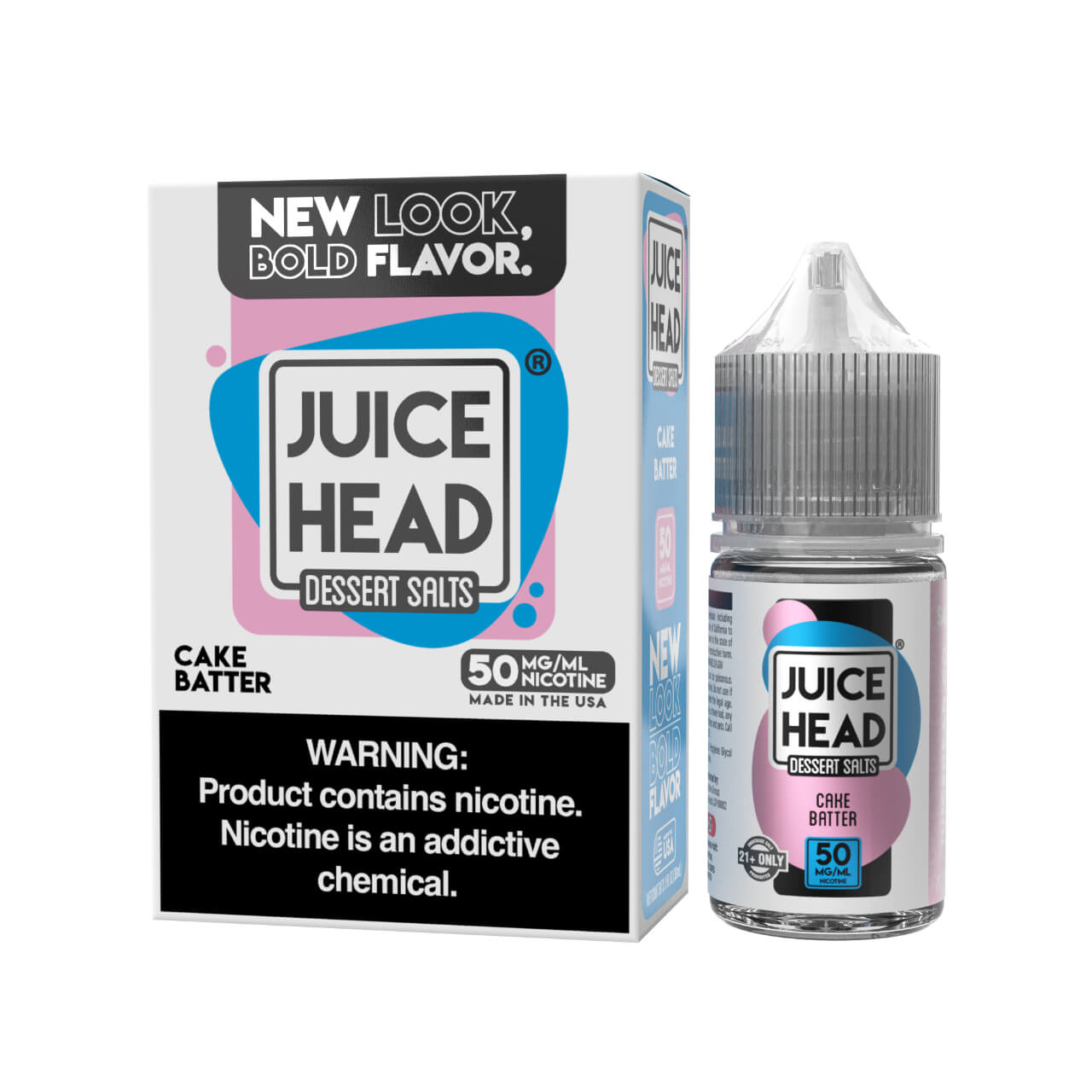 Juice Head Desserts Cake Batter Salts 30ml E-Juice 50mg Juice Head Desserts Cake Batter Salts 30ml E-Juice 50mg