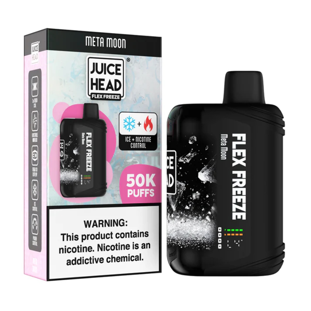 Juice Head Flex Freeze 50K Puff Disposable Meta Moon