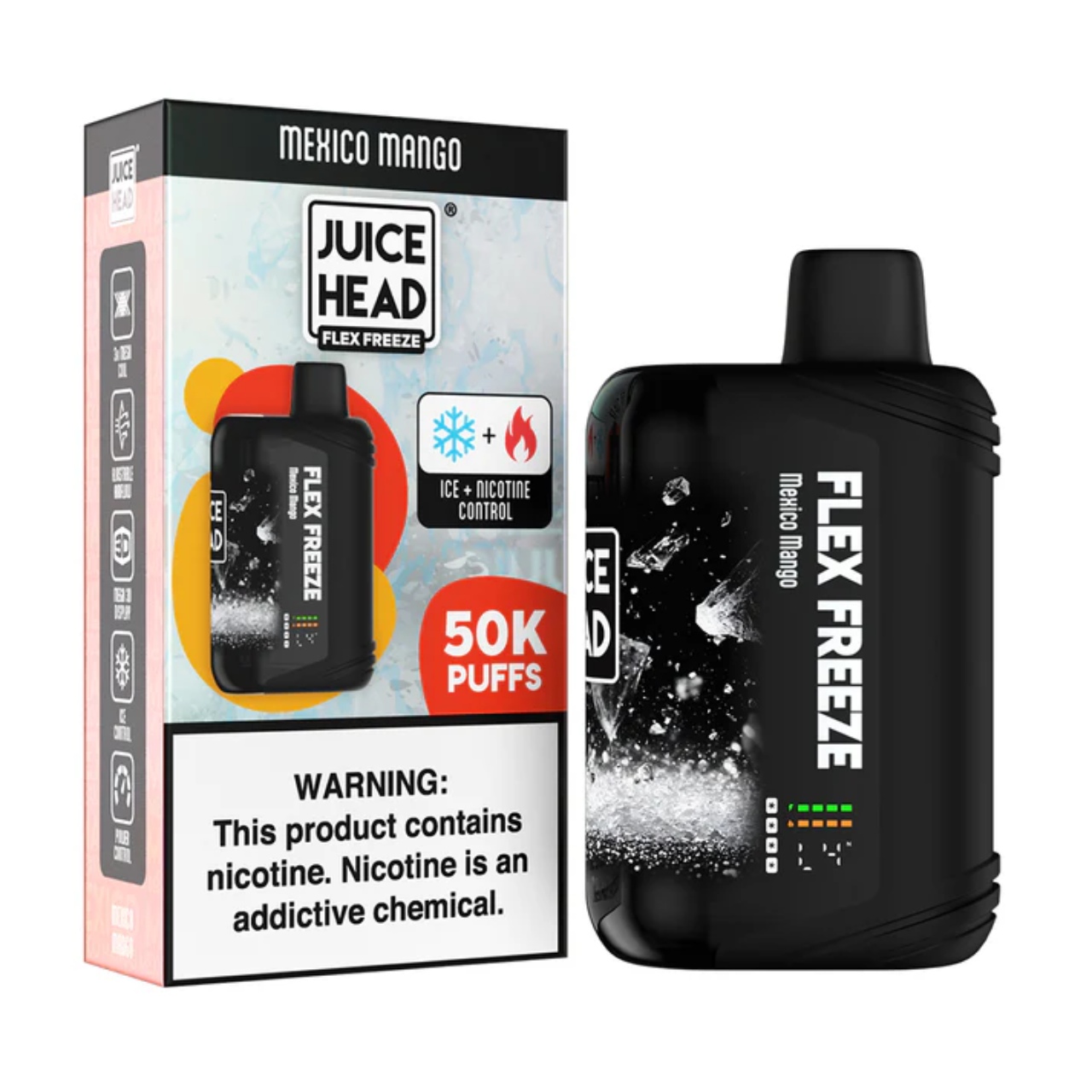 Juice Head Flex Freeze 50K Puff Disposable Mexico Mango