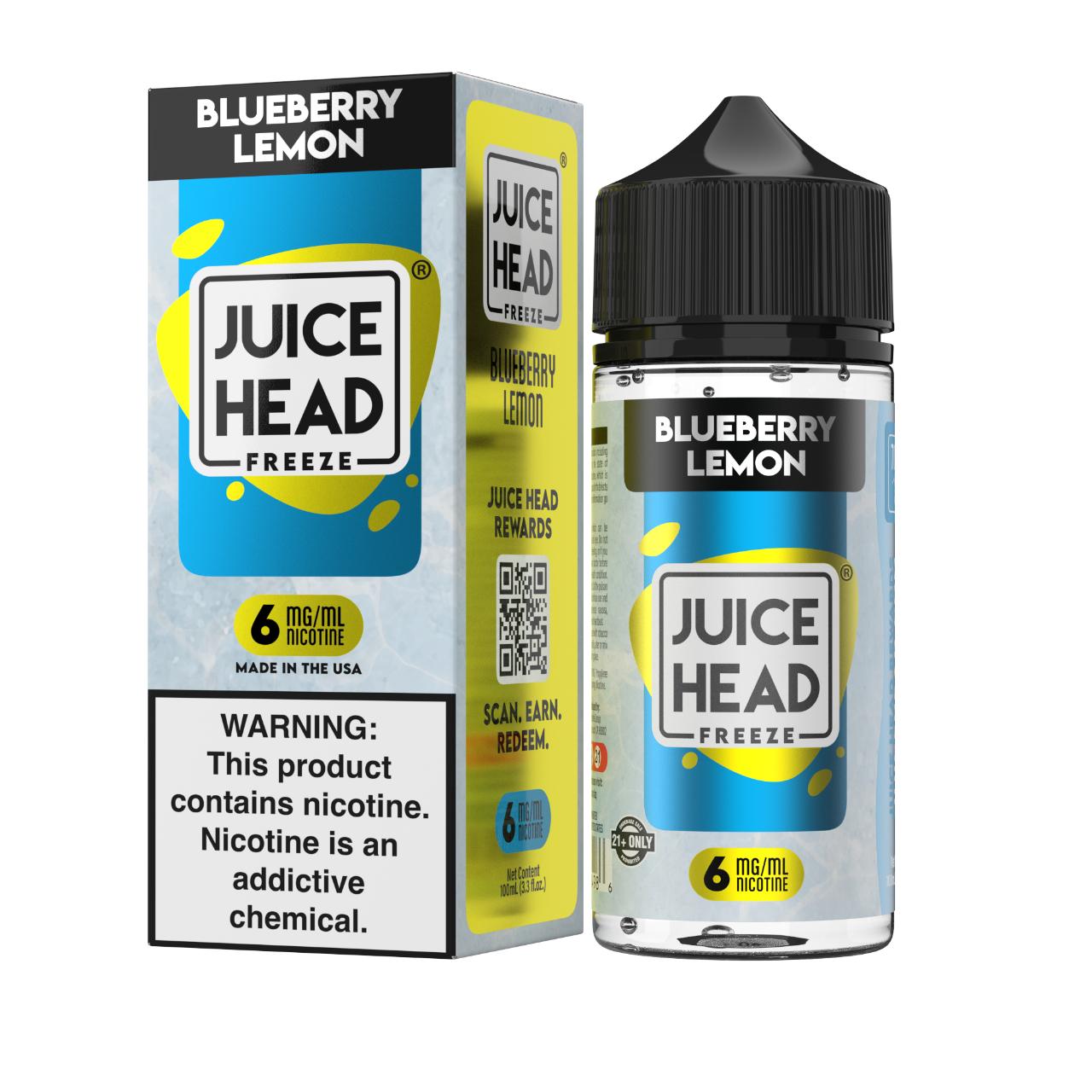 Juice Head Freeze Blueberry Lemon 100ml E-Juice 6mg