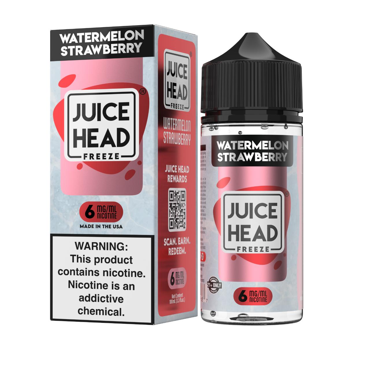 Juice Head Freeze Watermelon Strawberry 100ml E-Juice 6mg