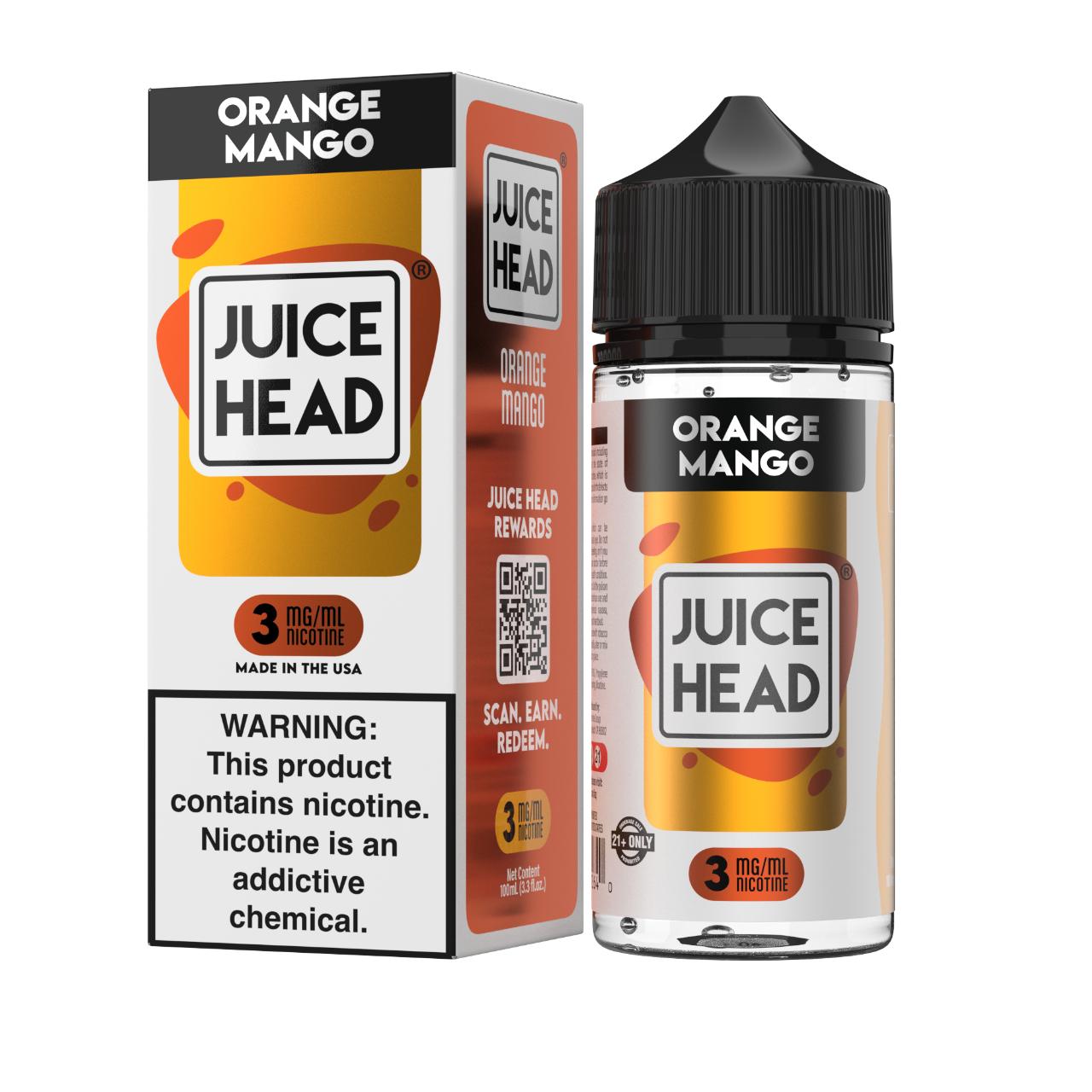 Juice Head Orange Mango 100ml E-Juice 3mg Juice Head Orange Mango 100ml E-Juice 3mg