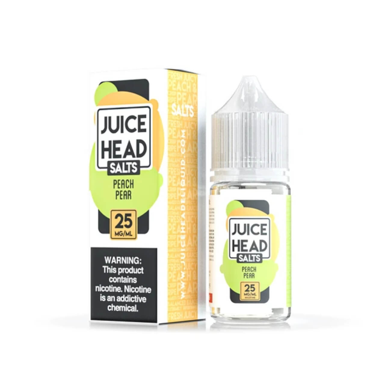 Juice Head Peach Pear Salts 30ml E-Juice Juice Head Peach Pear Salts 30ml E-Juice
