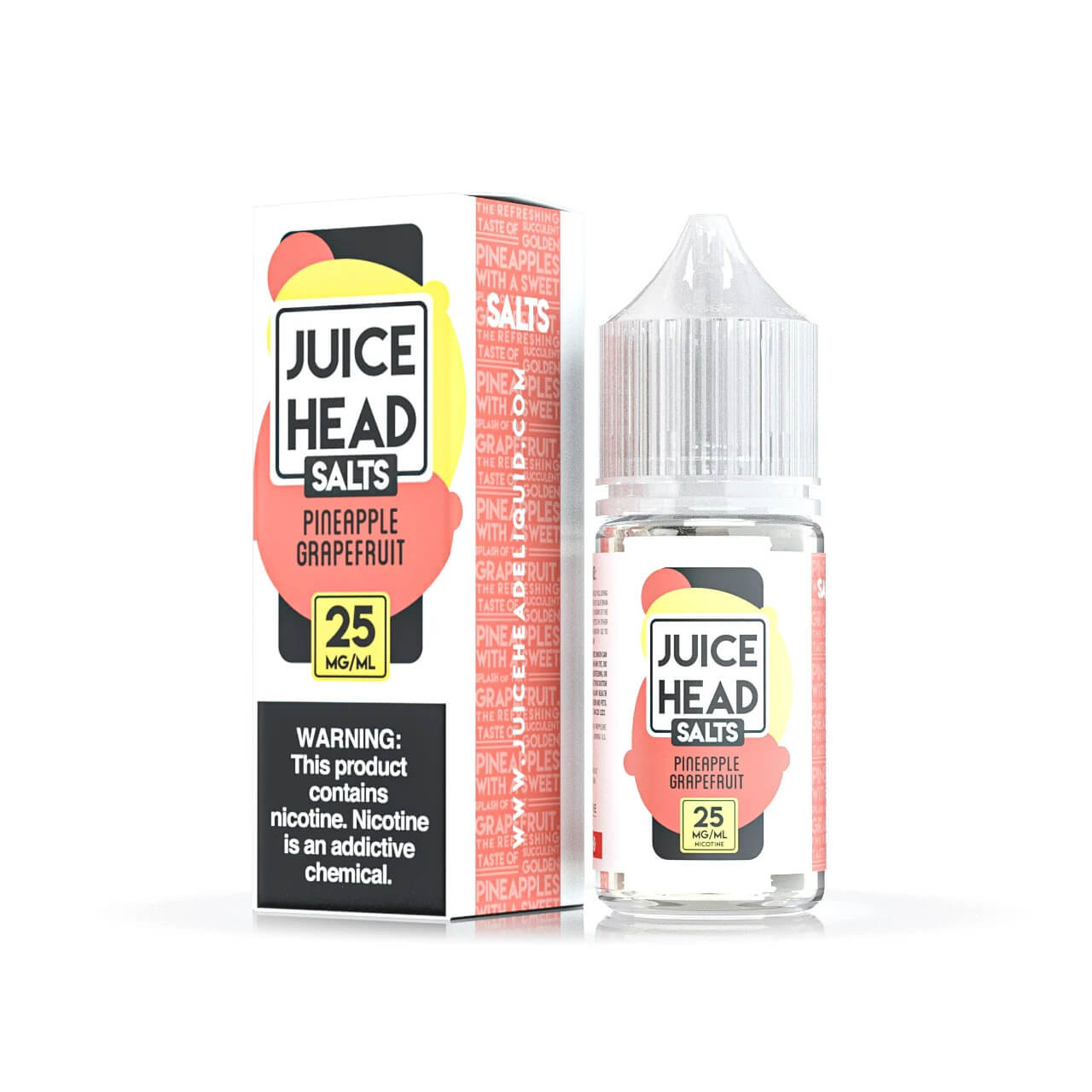 Juice Head Pineapple Grapefruit Salts 30ml E-Juice Juice Head Pineapple Grapefruit Salts 30ml E-Juice