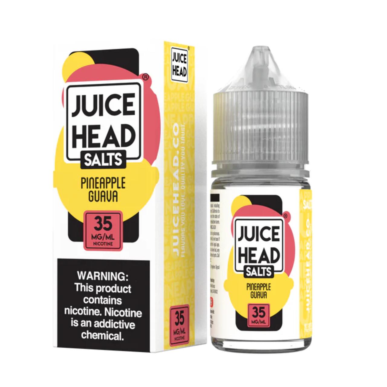 Juice Head Pineapple Guava Salts 30ml E-Juice Juice Head Pineapple Guava Salts 30ml E-Juice