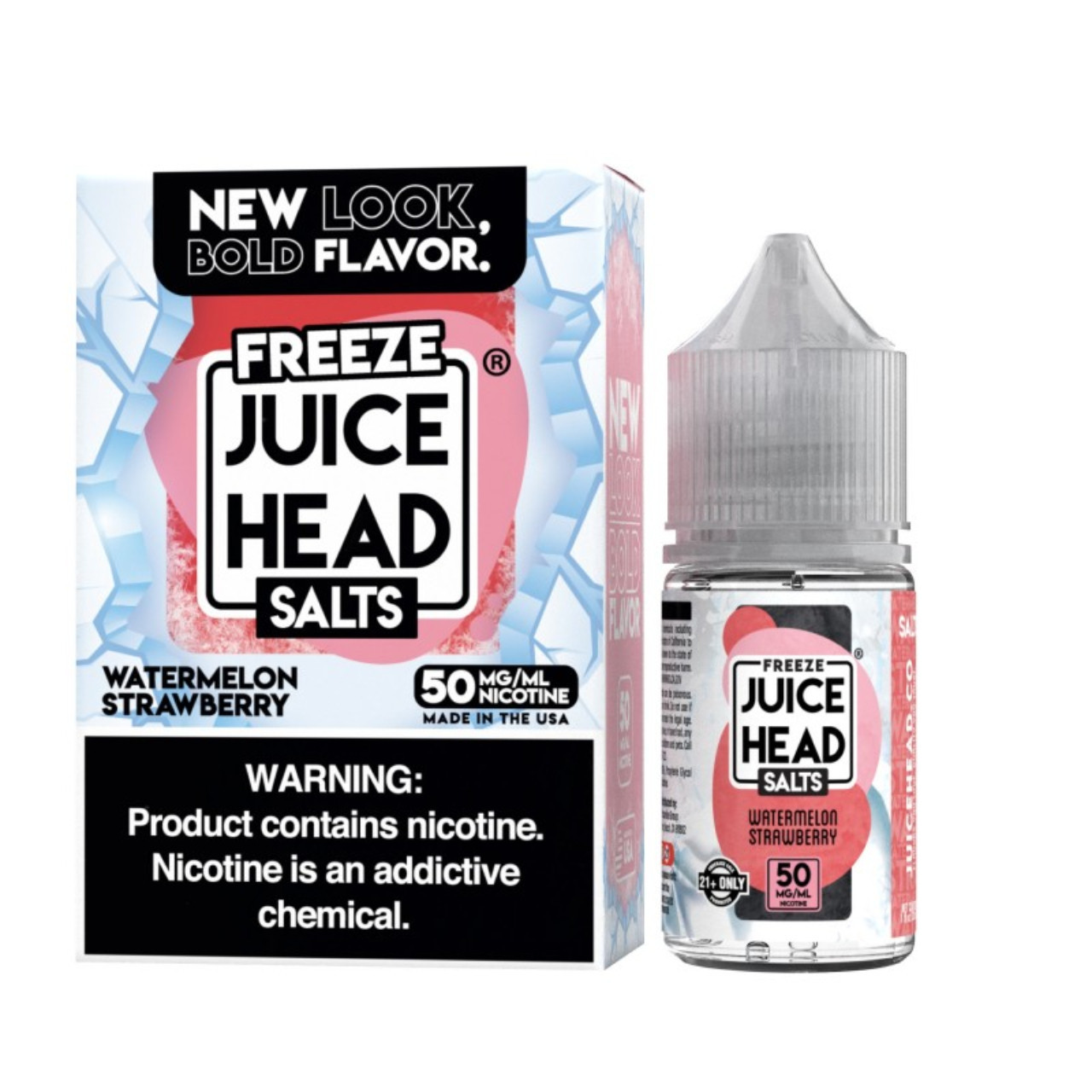 Juice Head Watermelon Strawberry Freeze Salts 30ml E-Juice Juice Head Watermelon Strawberry Freeze Salts 30ml E-Juice