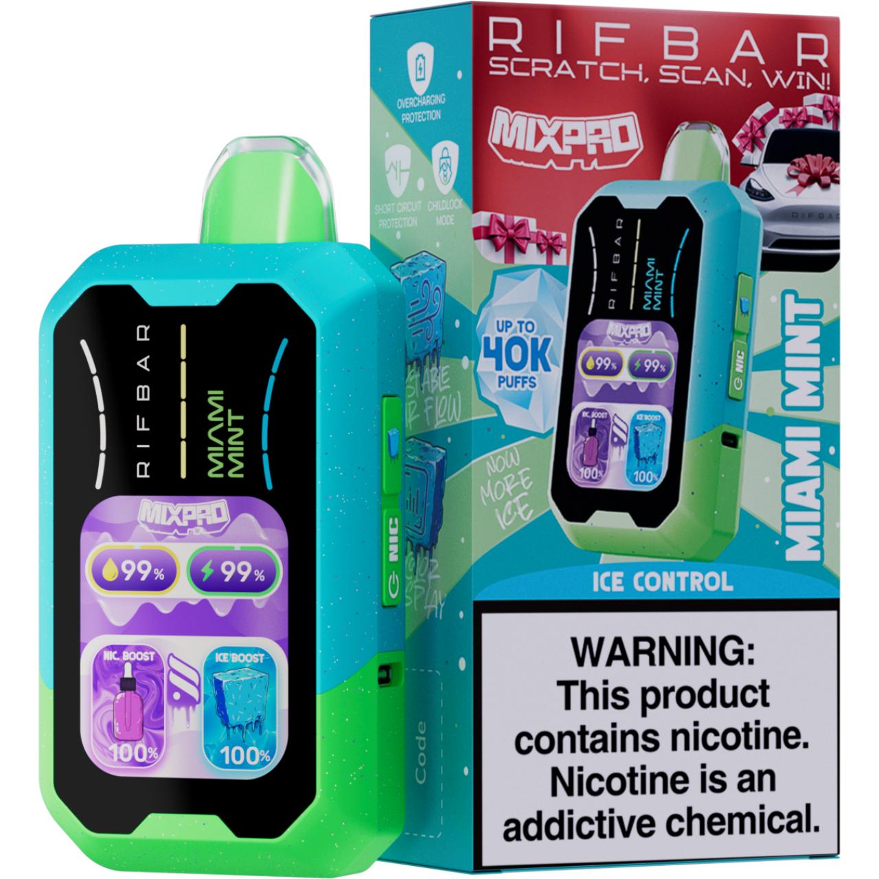 Rifbar MixPro 40K Puff Disposable-Miami Mint