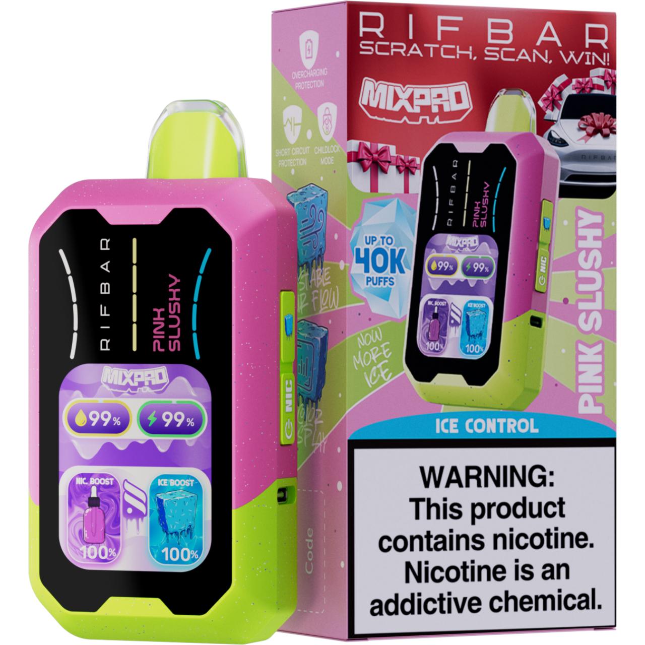Rifbar MixPro 40K Puff Disposable-Pink slushy