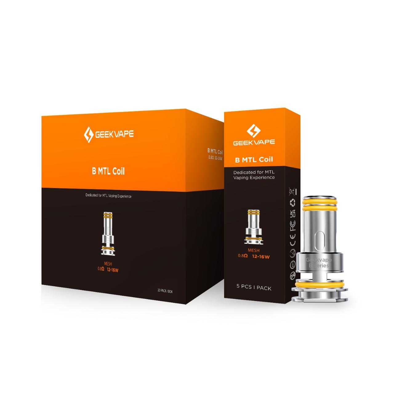 GeekVape B MTL Series Replacement Coil 5PK 0.8 OHMS