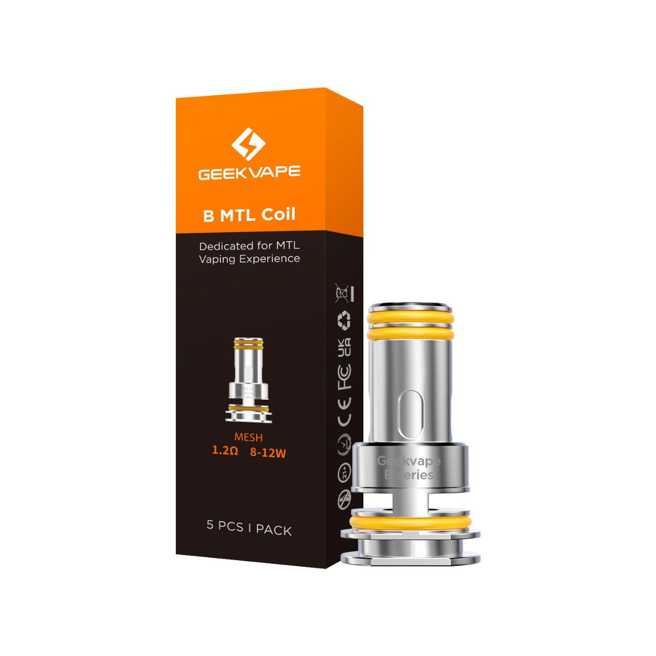 GeekVape B MTL Series Replacement Coil - 5PK 1.2 OHMS