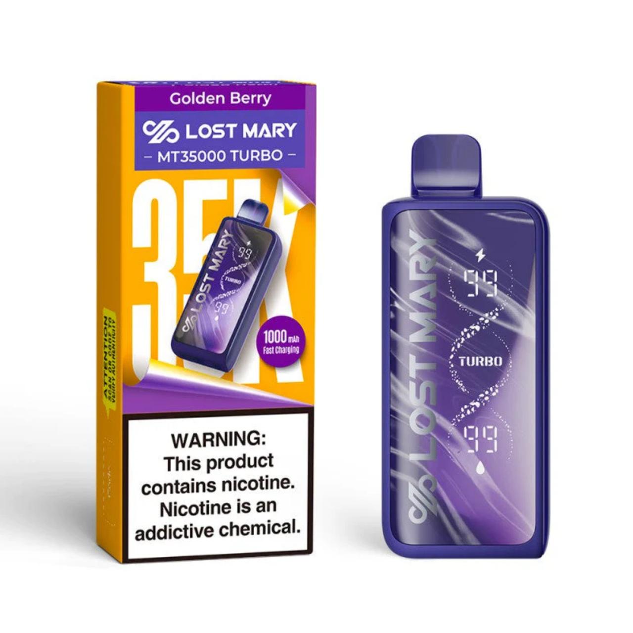 Lost Mary MT 35,000 Puff Turbo Disposable Golden Berry Lost Mary MT 35,000 Puff Turbo Disposable Golden Berry