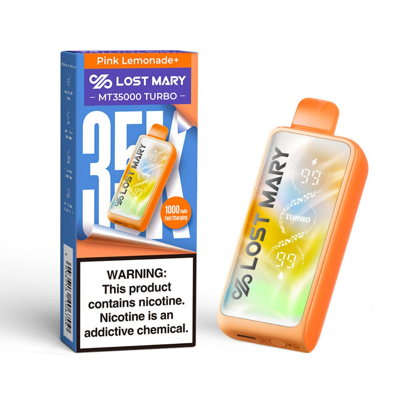 Lost Mary MT 35000 Puff Turbo Disposable Pink Lemonade Plus Lost Mary MT 35000 Puff Turbo Disposable Pink Lemonade Plus