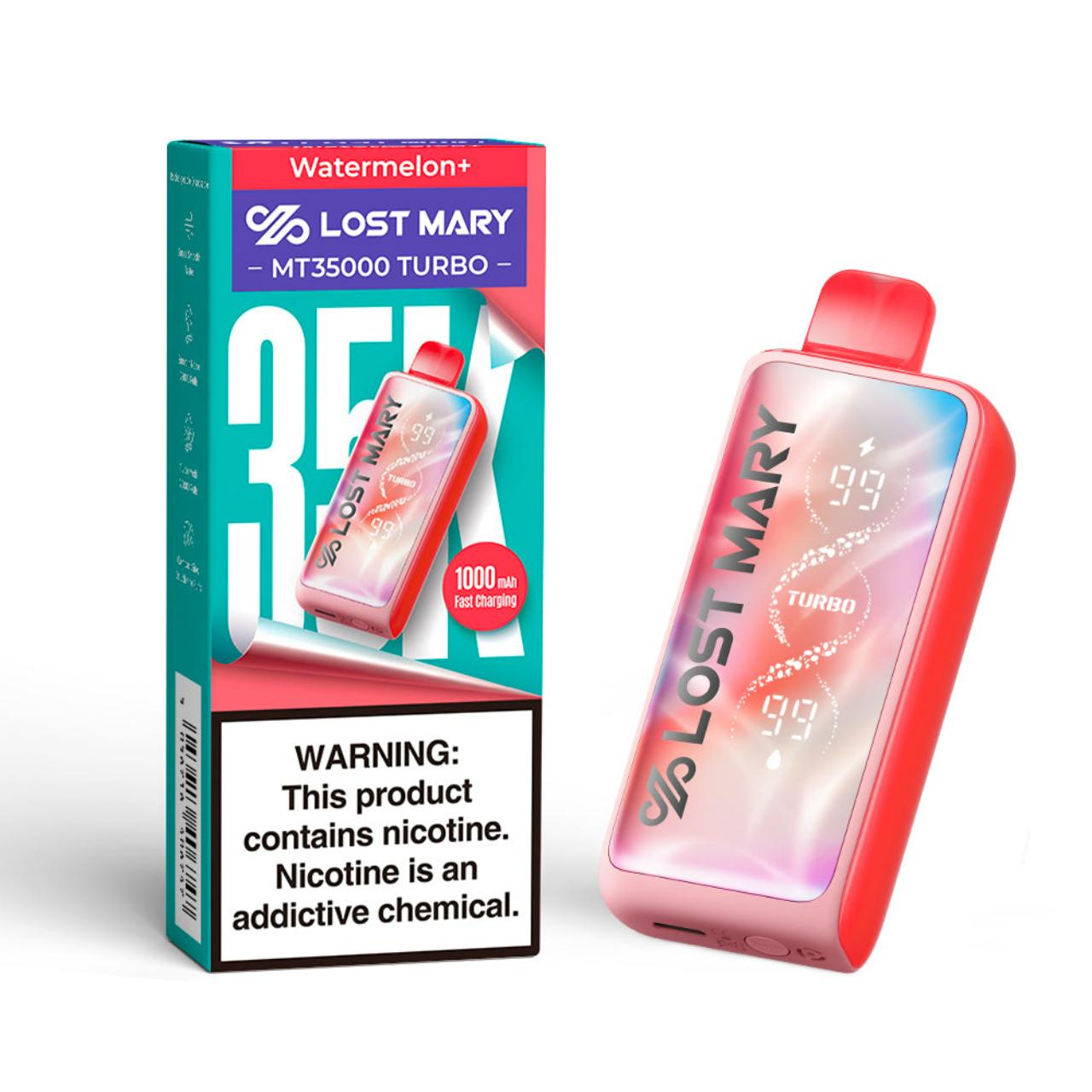 Lost Mary MT 35000 Puff Turbo Disposable Watermelon Plus Lost Mary MT 35000 Puff Turbo Disposable Watermelon Plus