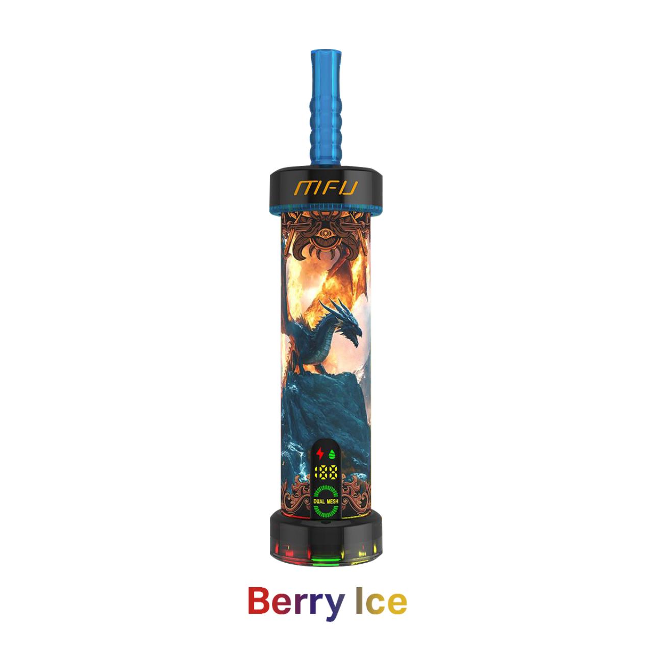 MFU SHISHA X1 Hookah 40,000 Puff Disposable Berry-Ice