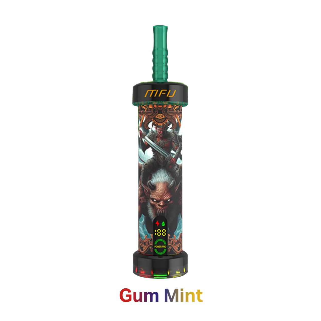 MFU SHISHA X1 Hookah 40,000 Puff Disposable Gum-Mint