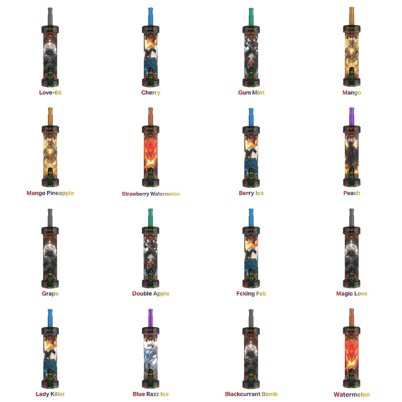 MFU SHISHA X1 Hookah 40,000 Puff Disposable