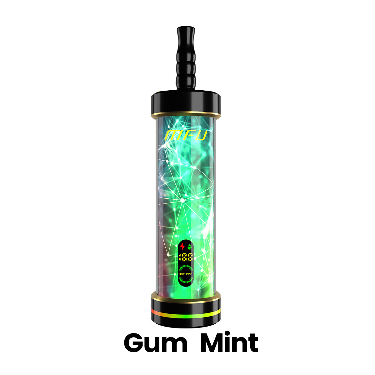 MFU SHISHA X2 Hookah 60000 Puff Disposable-Gum Mint